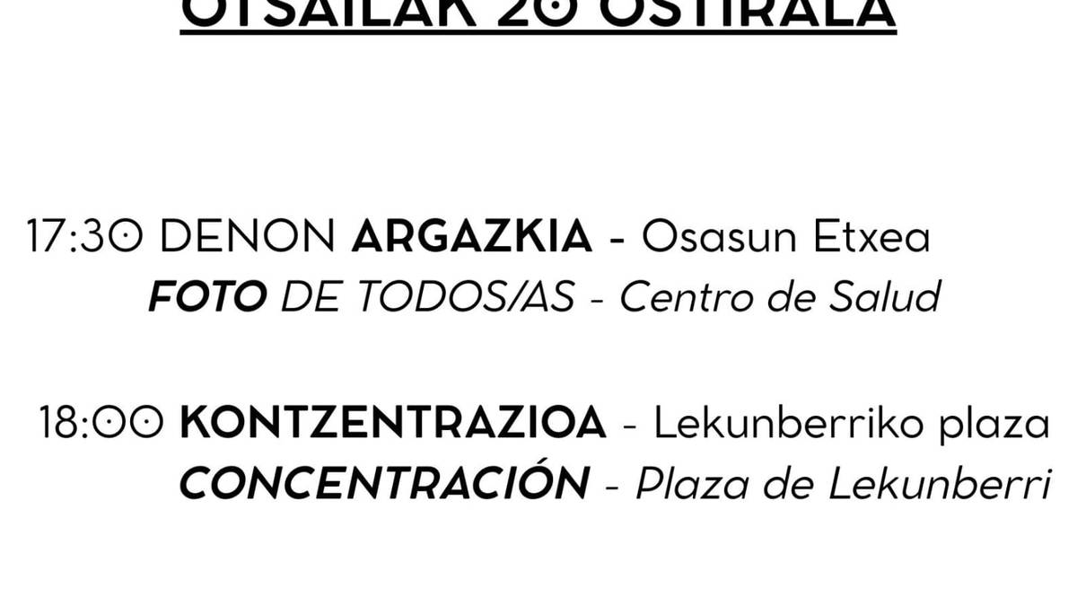 Pediatria zerbitzua orain! Kontzentrazioa