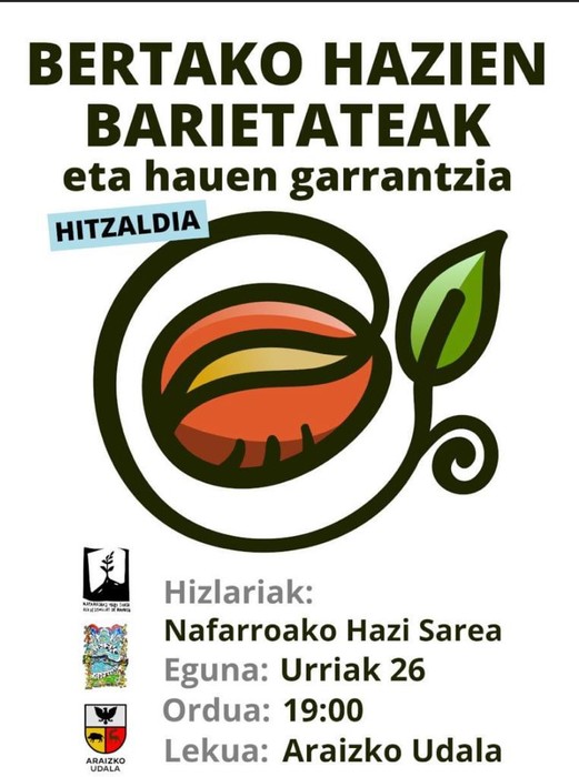 Bertako hazien barietateak eta duten garrantziari buruzko hitzaldia