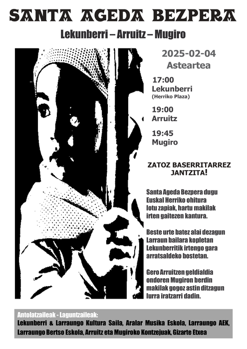 Santa Ageda bezpera