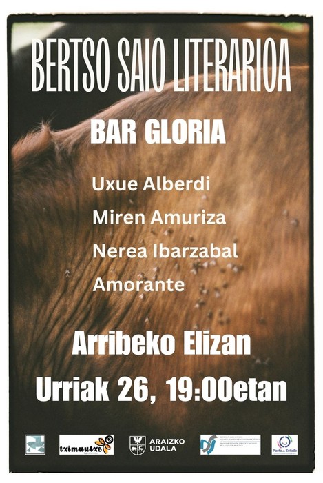 Bertso saio literarioa: "Bar Gloria"