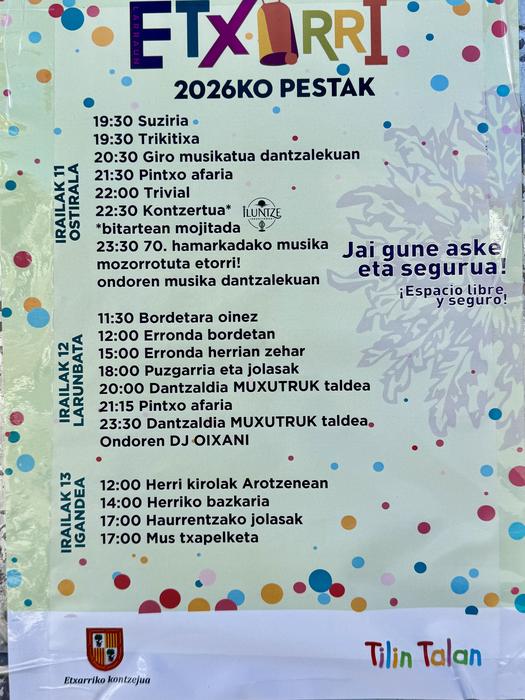 Etxarriko Festak