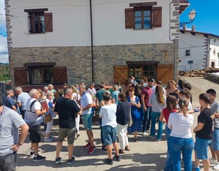 Iribasen asteburuan izan ziren herriko festak