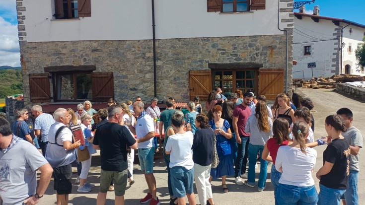 Iribasen asteburuan izan ziren herriko festak