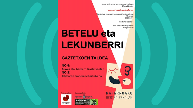 Bertso eskoletan izen emateko epea zabalik