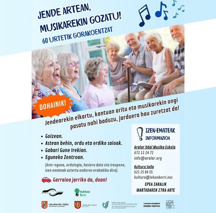 Jende artean musikarekin gozatu!!