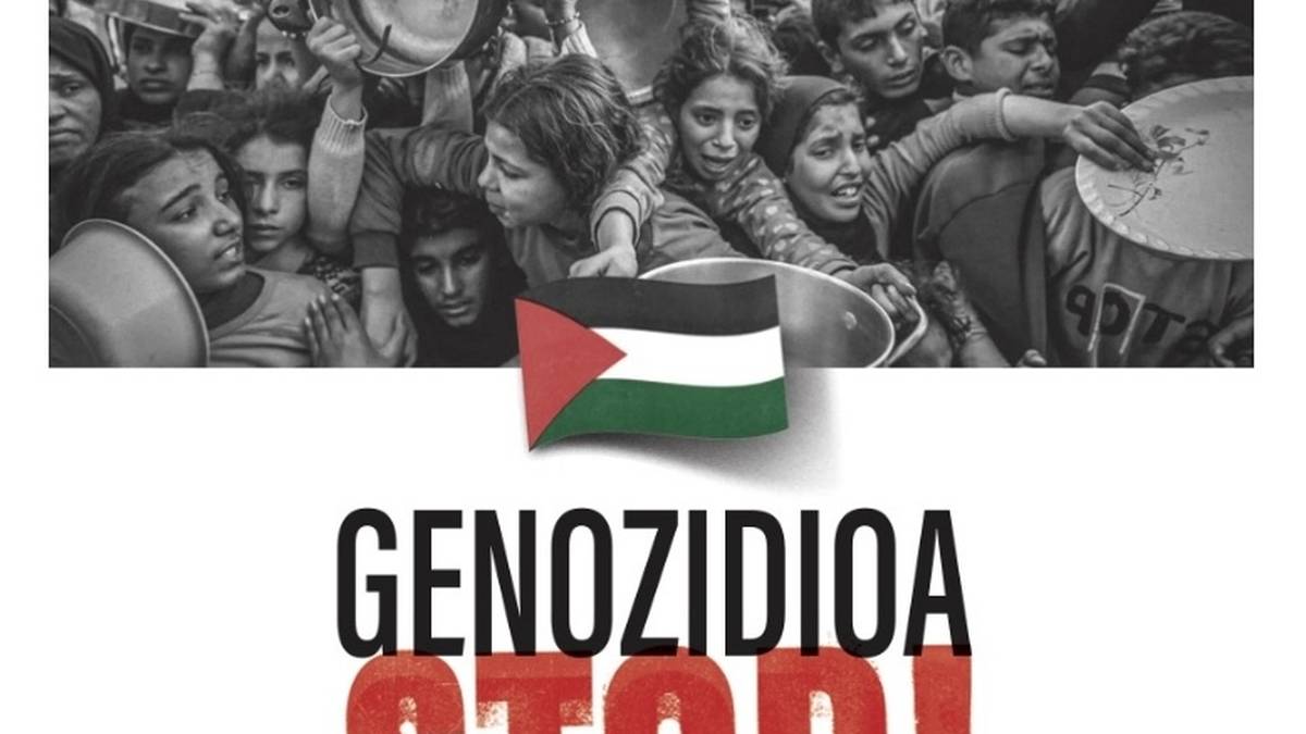 Palestinaren aldeko elkarretaratzeak eginen dituzte ostiralean Lekunberrin eta Araitzen