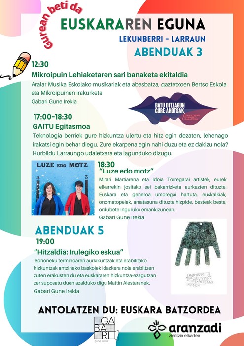 Mikroipuin Lehiaketa: sari banaketa ekitaldia