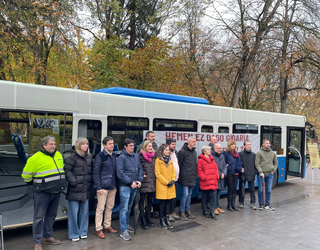 "Mikel Zabalza Gogoan" autobusak Iruñean eginen du geldialdia abenduaren 7 arte