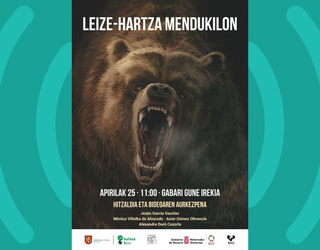 Leize-hartzak Larraunen bizi zirenean. Hitzaldia eta bideo aurkezpena larunbatean