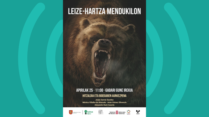 Leize-hartzak Larraunen bizi zirenean. Hitzaldia eta bideo aurkezpena larunbatean