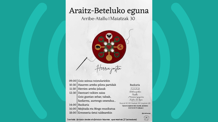 Araitz-Beteluko eguna ospatuko dute larunbatean Arribe-Atallun