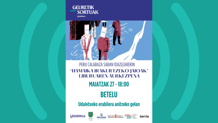 “Hamaika irakurtzeko jaioak” liburuaren aurkezpena gaur arratsaldean Betelun