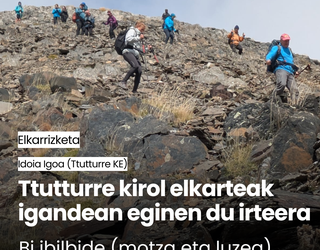 Ttutturre kirol elkarteak igandean eginen du irteera