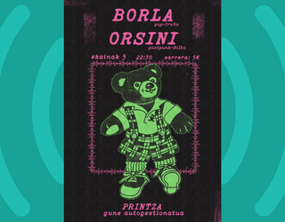 ORSINI eta Borla taldeek kontzertuak eskeiniko dituzte ostiralean Printzan