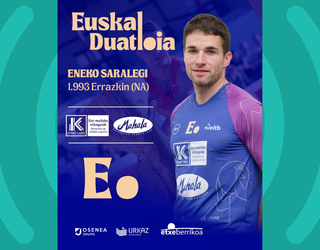Euskal Duatloia finalean arituko da Eneko Saralegi ere igandean