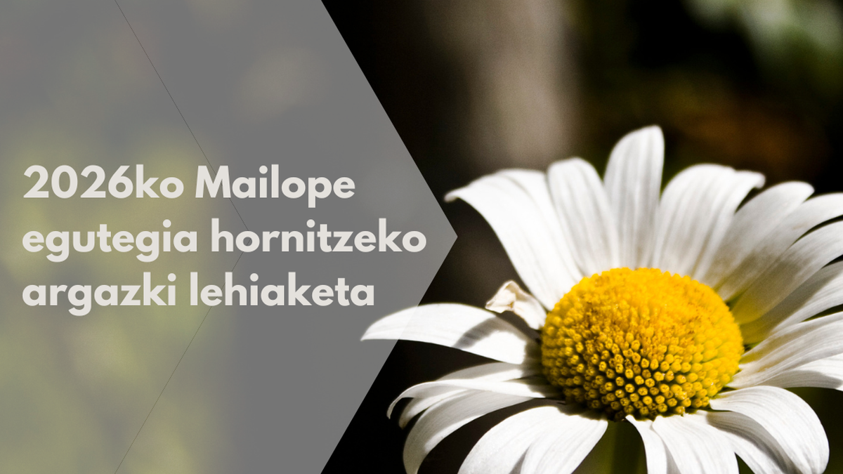 2026ko Mailope egutegia hornitzeko argazki lehiaketa