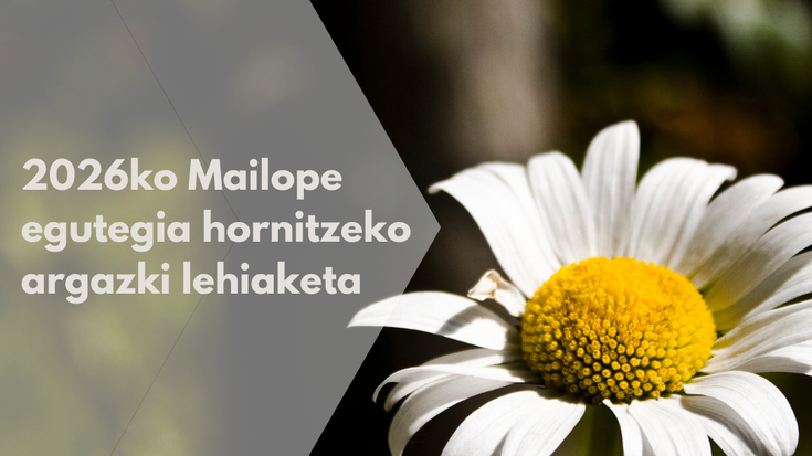 2026ko Mailope egutegia hornitzeko argazki lehiaketa