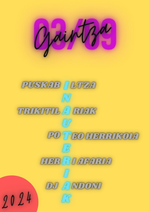 Gaintzako Iñauteriak