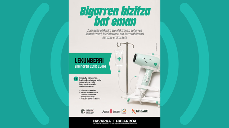 “EMAN BIGARREN BIZITZA BAT” etxeko gailuen bigarren bizitzari buruzko erakusketa eta tailerra
