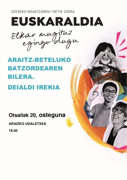 Euskaraldia: Araizko Batzordearen bilera