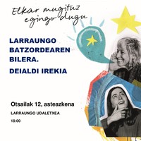 Euskaraldia: Larraungo batzordearen bilera