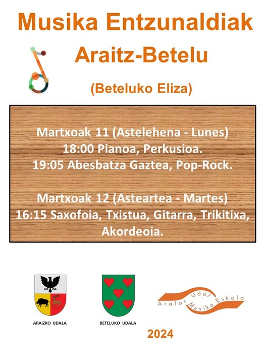 Musika eskolako audizioak