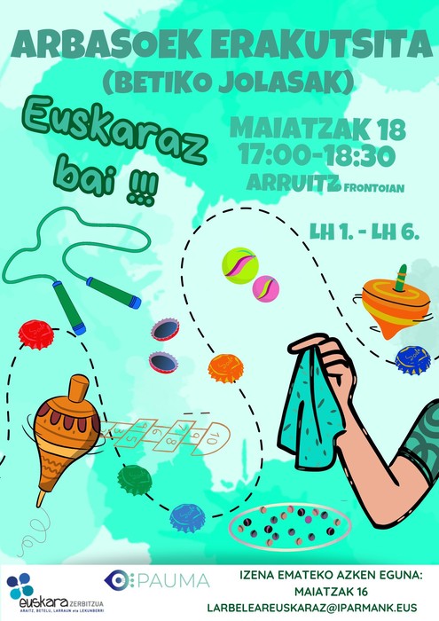 "Arbasoek erakutsita"
