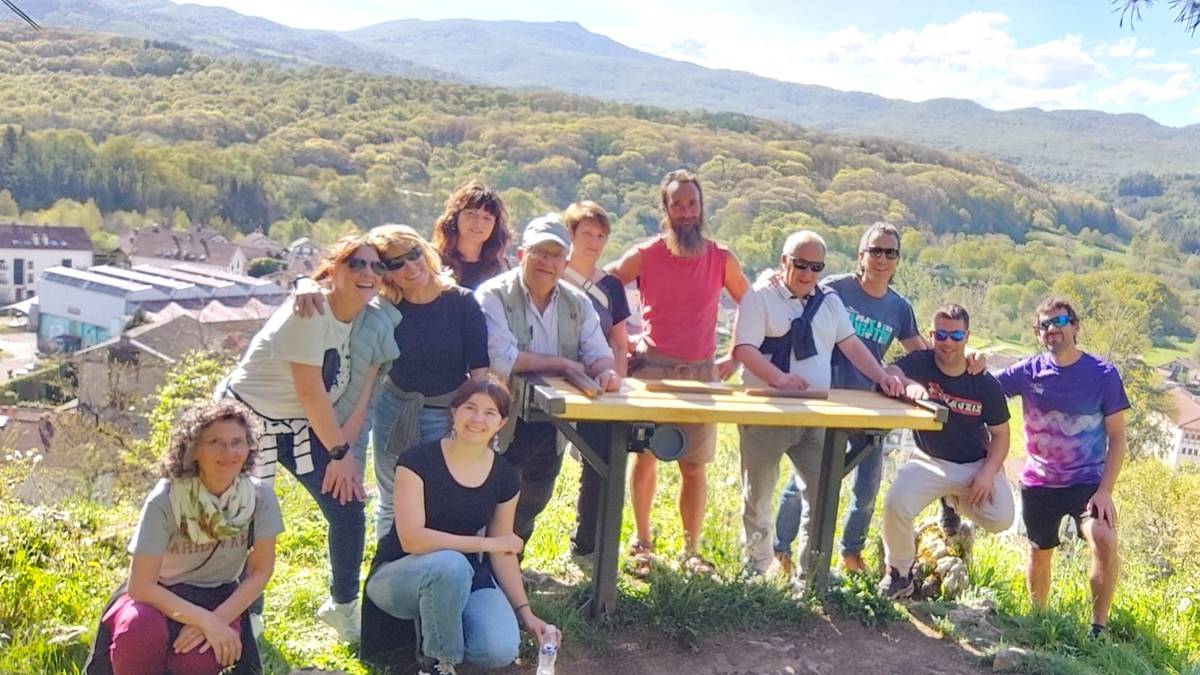 Txalaparta finkoaren inguruko saio berezia eskaini dute Lekunberrin