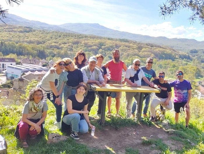 Txalaparta finkoaren inguruko saio berezia eskaini dute Lekunberrin