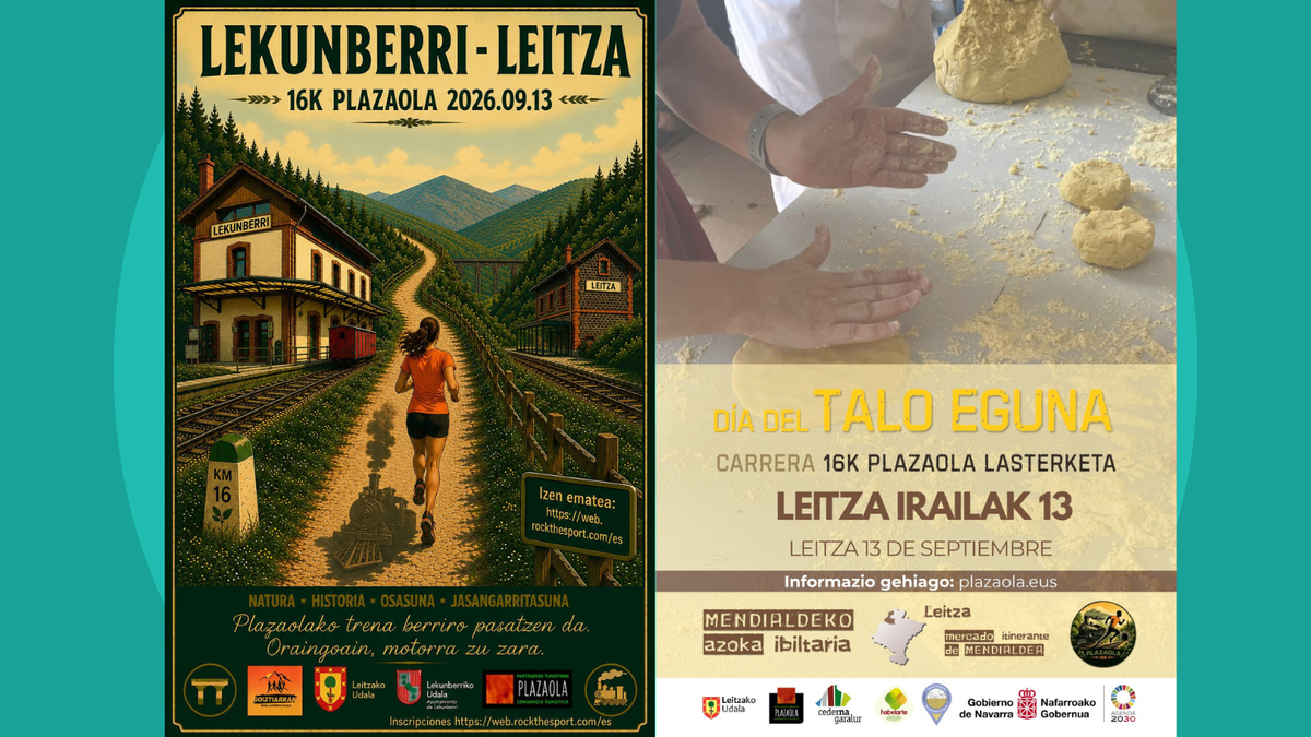 Igandean 16k lasterketa eta talo eguna ospatuko dituzte Lekunberritik Leitzara