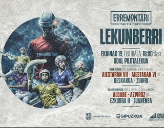 Erremontari Herriz Herri bueltan da gaur arratsaldean Lekunberrin