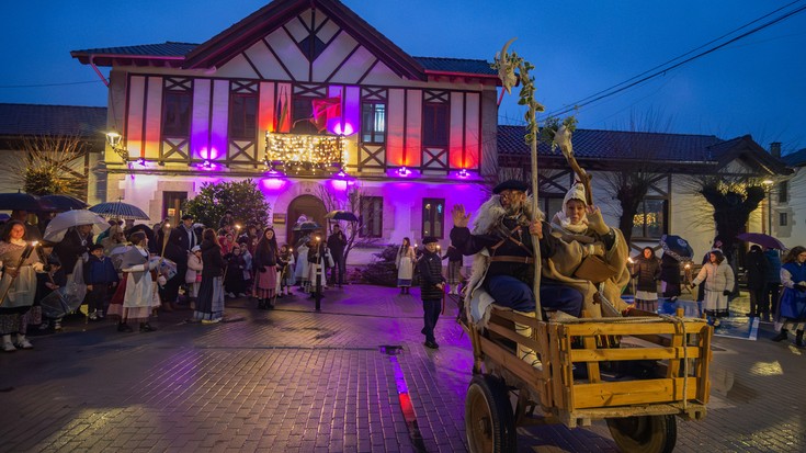 Mari Domingi eta Olentzero Lekunberrin