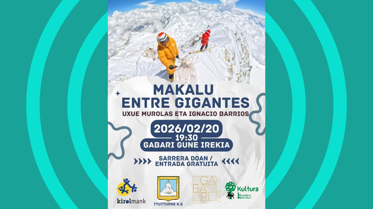 “Makalu entre gigantes” proiekzioa eta hitzaldia eskeiniko dute ostiralean