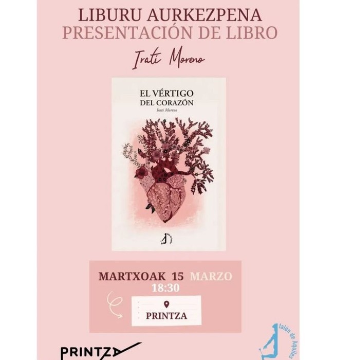 Liburu aurkezpena: "El vértigo del corazón"