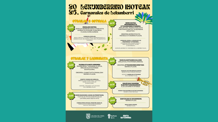 Agate bezpera eta Lekunberriko ihoteen egitaraua aurkeztera etorri zaigu Aitor Perez kultur teknikaria