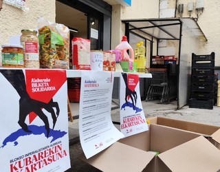 Kubara bidaltzeko oinarrizko produktuak bildu dituzte EHKSk eta IASek