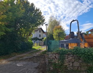 Hobekuntza ugari egiten ari dira Lekunberriko kaleetan