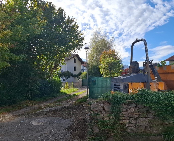 Hobekuntza ugari egiten ari dira Lekunberriko kaleetan