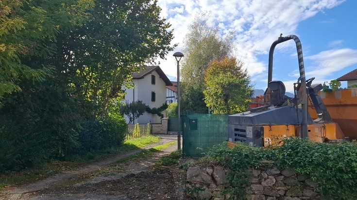 Hobekuntza ugari egiten ari dira Lekunberriko kaleetan