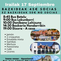 Donibane Lohizunera irteera