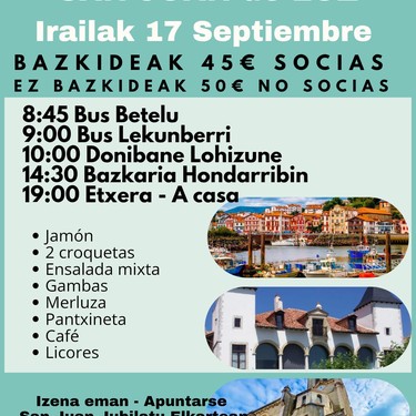 Donibane Lohizunera irteera