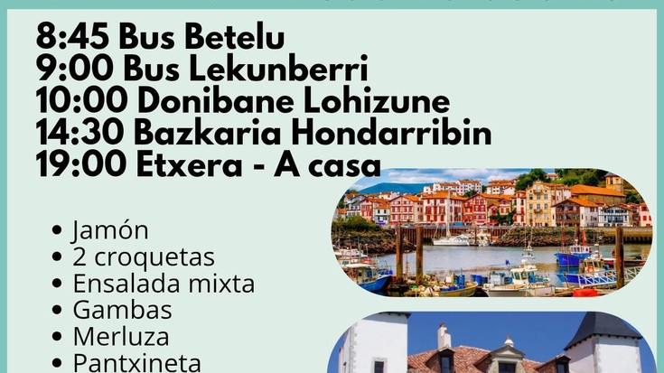 Donibane Lohizunera irteera