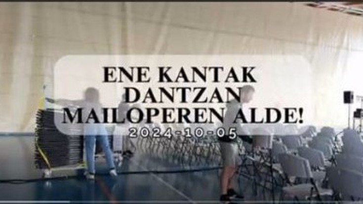 ENE KANTAK dantzan Mailoperen alde!!