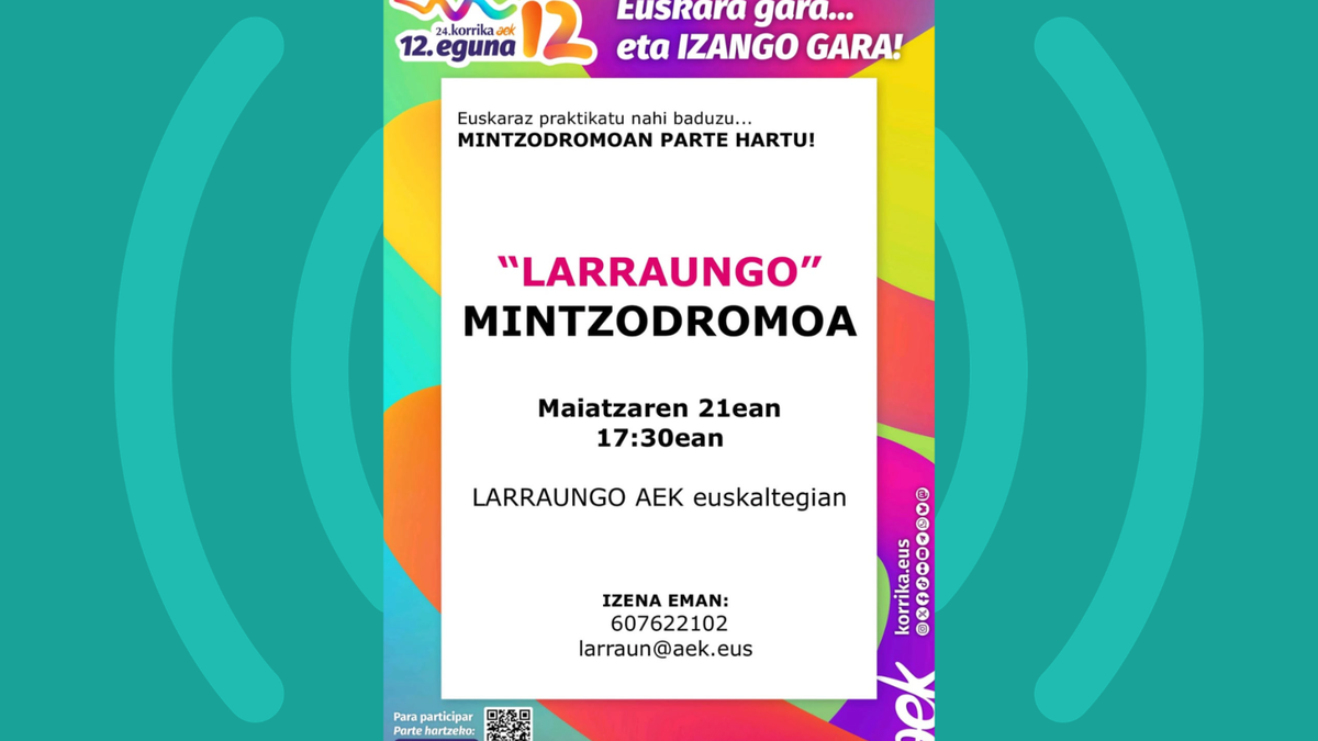 Larraungo AEK: Mintzodromoa, udako mintzakideak eta aurrematrikula garaia