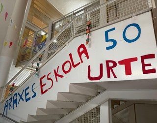 Araxes Ikastxearen 50. urteurrena hemen da