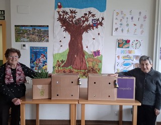 Lekunberri eta Larraungo Eguneko Zentroak Eguberrietako saskiak banatu ditu