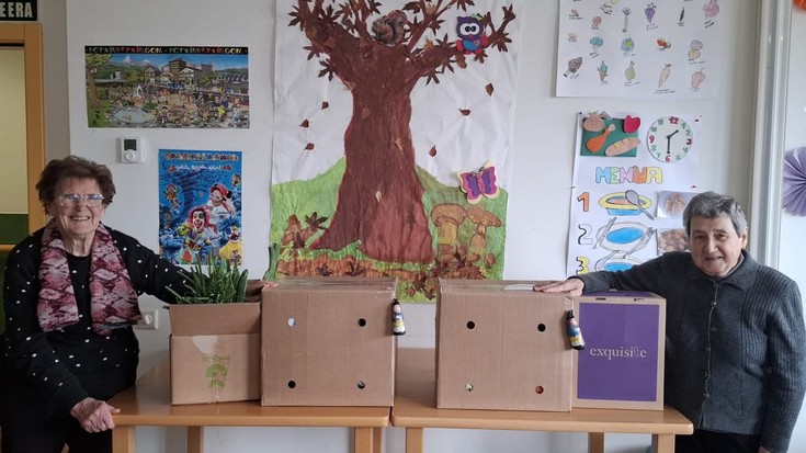 Lekunberri eta Larraungo Eguneko Zentroak Eguberrietako saskiak banatu ditu