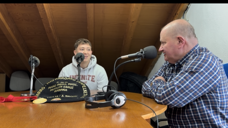 Lucas Navarro 3. mailako buruz buruko txapelduna (bideo-elkarrizketa)