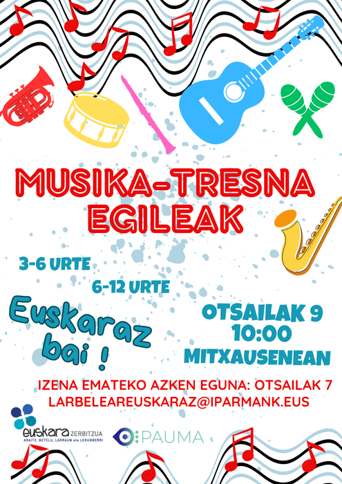 Tailerra: "Musika-tresna egileak"