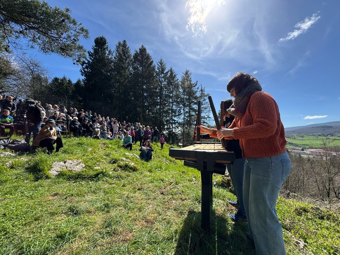Lekunberriko Txalaparta finkoaren inaugurazio-ekitaldia